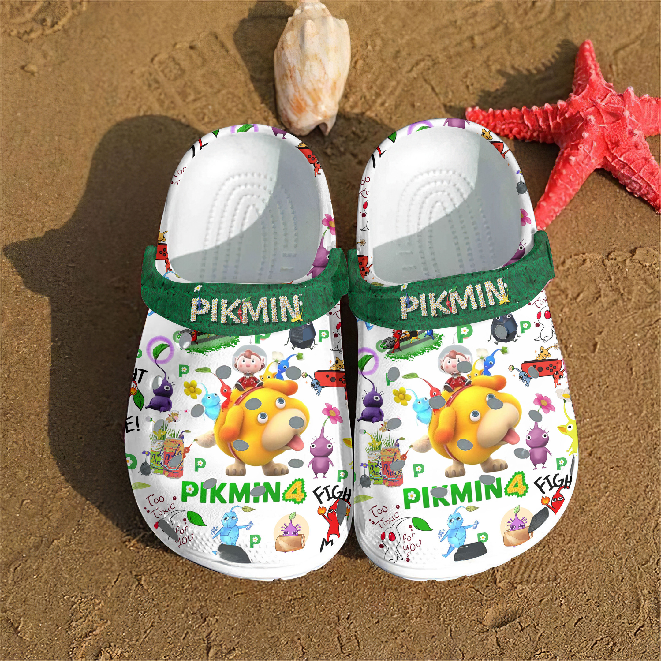 Pikmin Movie Fan Gift Crocs Clogs Shoes #13019